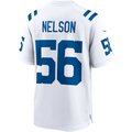 Punc IN.Colts #56 Quenton Nelson White Game Player Stitched Jerseys