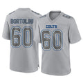 Punc IN.Colts #60 Tanor Bortolini Player Gray Atmosphere Fashion Home Game Stitched Jerseys