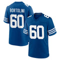 Punc IN.Colts #60 Tanor Bortolini Player Royal Limited Home Game Stitched Jerseys