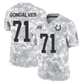 Punc IN.Colts #71 Matt Goncalves Player Arctic Camo Salute To Service Limited Game Stitched Jerseys