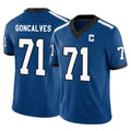 Punc IN.Colts #71 Matt Goncalves Player Royal Limited Indiana Nights Alternate Vapor F.U.S.E. Home Game Stitched Jerseys