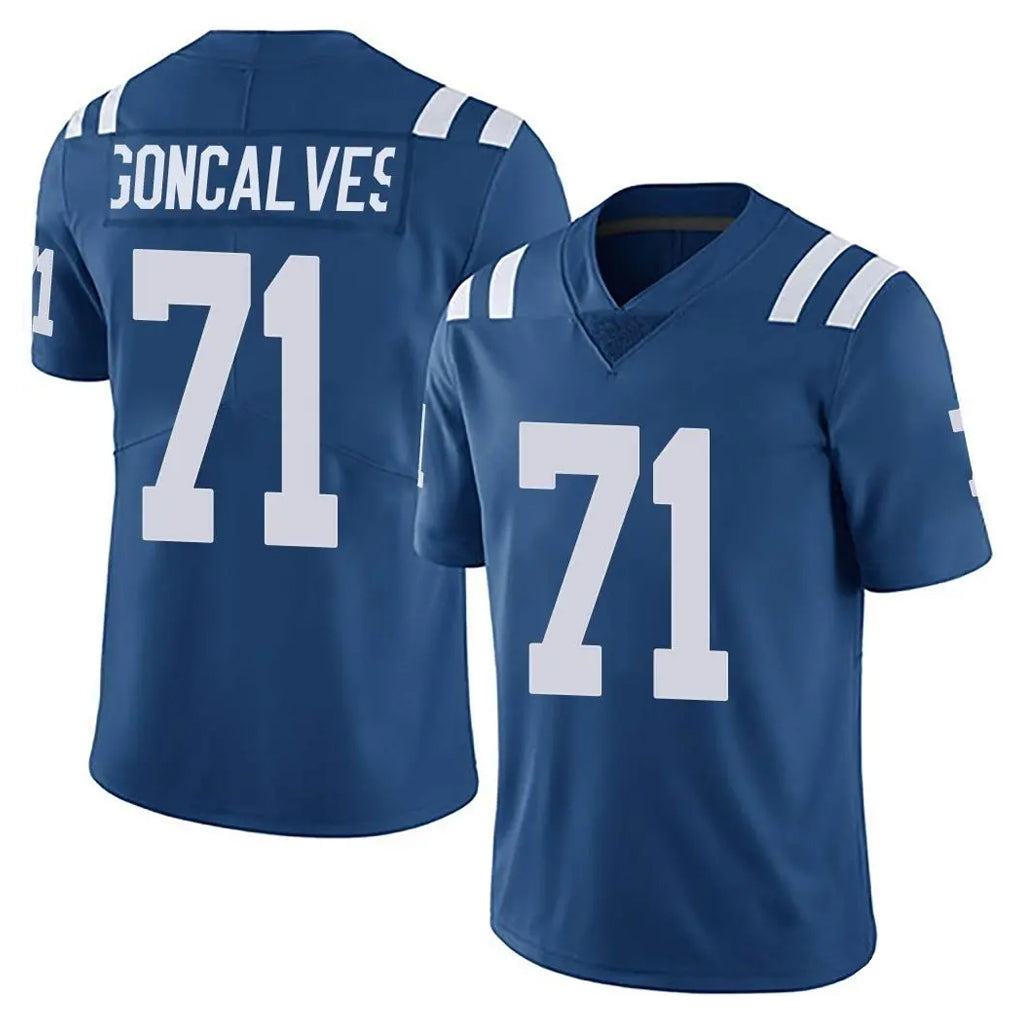 Punc IN.Colts #71 Matt Goncalves Player Royal Limited Vapor Untouchable Home Game Stitched Jerseys