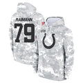 Punc IN.Colts #79 Bernhard Raimann Player Arctic Camo Salute to Service Hoodies Limited Game Stitched Jerseys