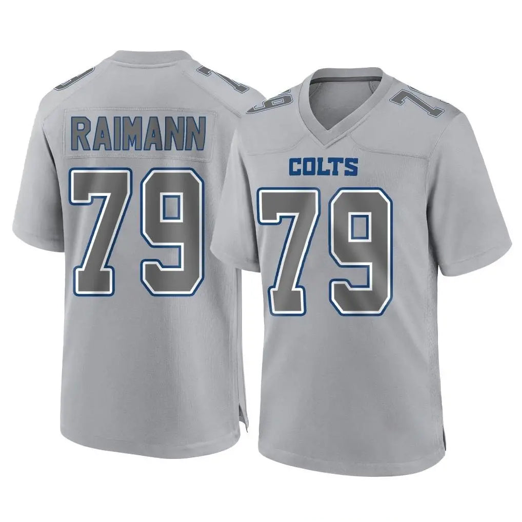 Punc IN.Colts #79 Bernhard Raimann Player Gray Atmosphere Fashion Home Game Stitched Jerseys
