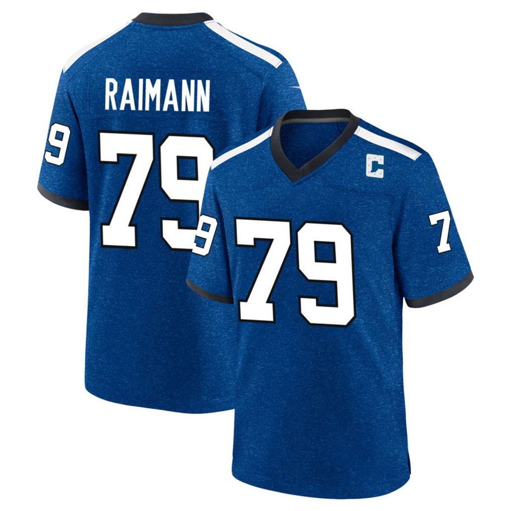 Punc IN.Colts #79 Bernhard Raimann Player Royal Alternate Indiana Nights Home Game Stitched Jerseys