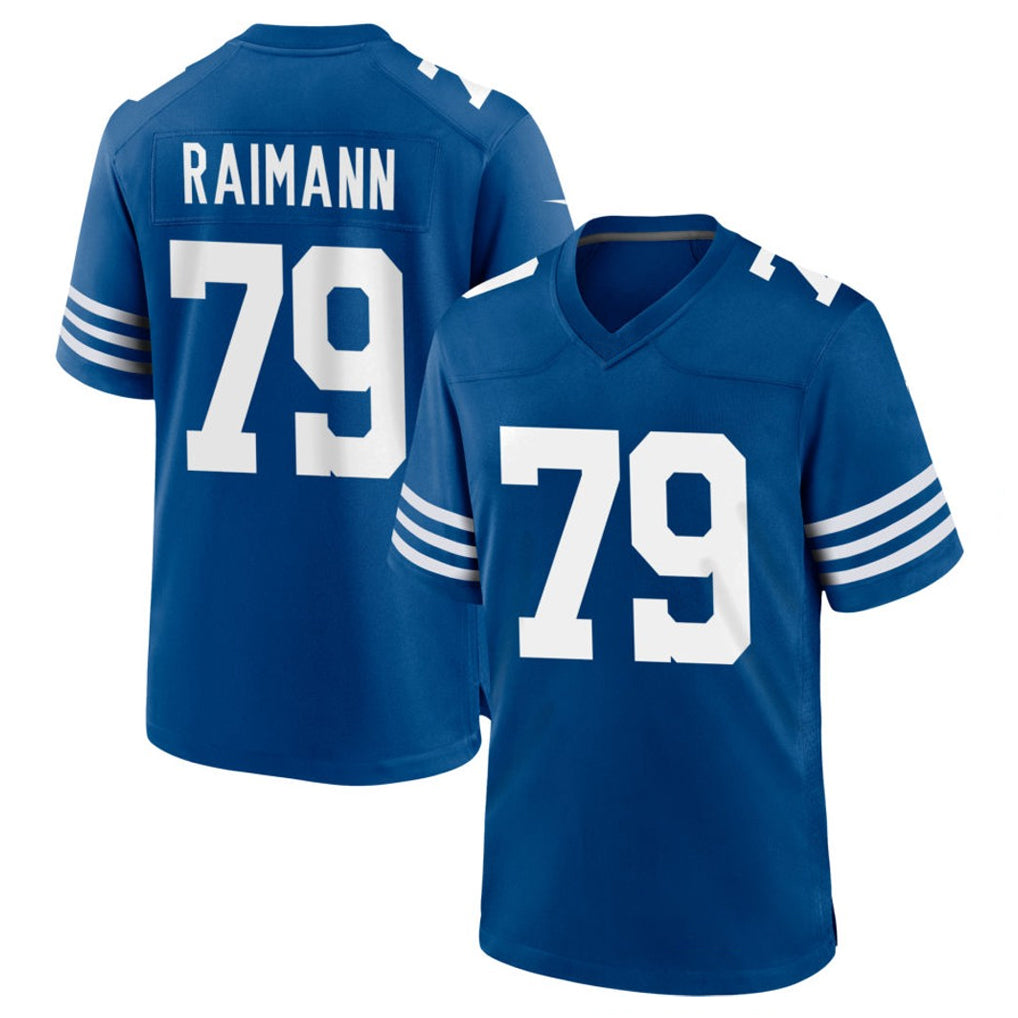 Punc IN.Colts #79 Bernhard Raimann Player Royal Limited Home Game Stitched Jerseys