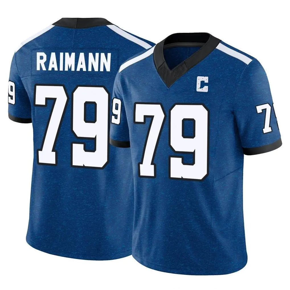 Punc IN.Colts #79 Bernhard Raimann Player Royal Limited Indiana Nights Alternate Vapor F.U.S.E. Home Game Stitched Jerseys