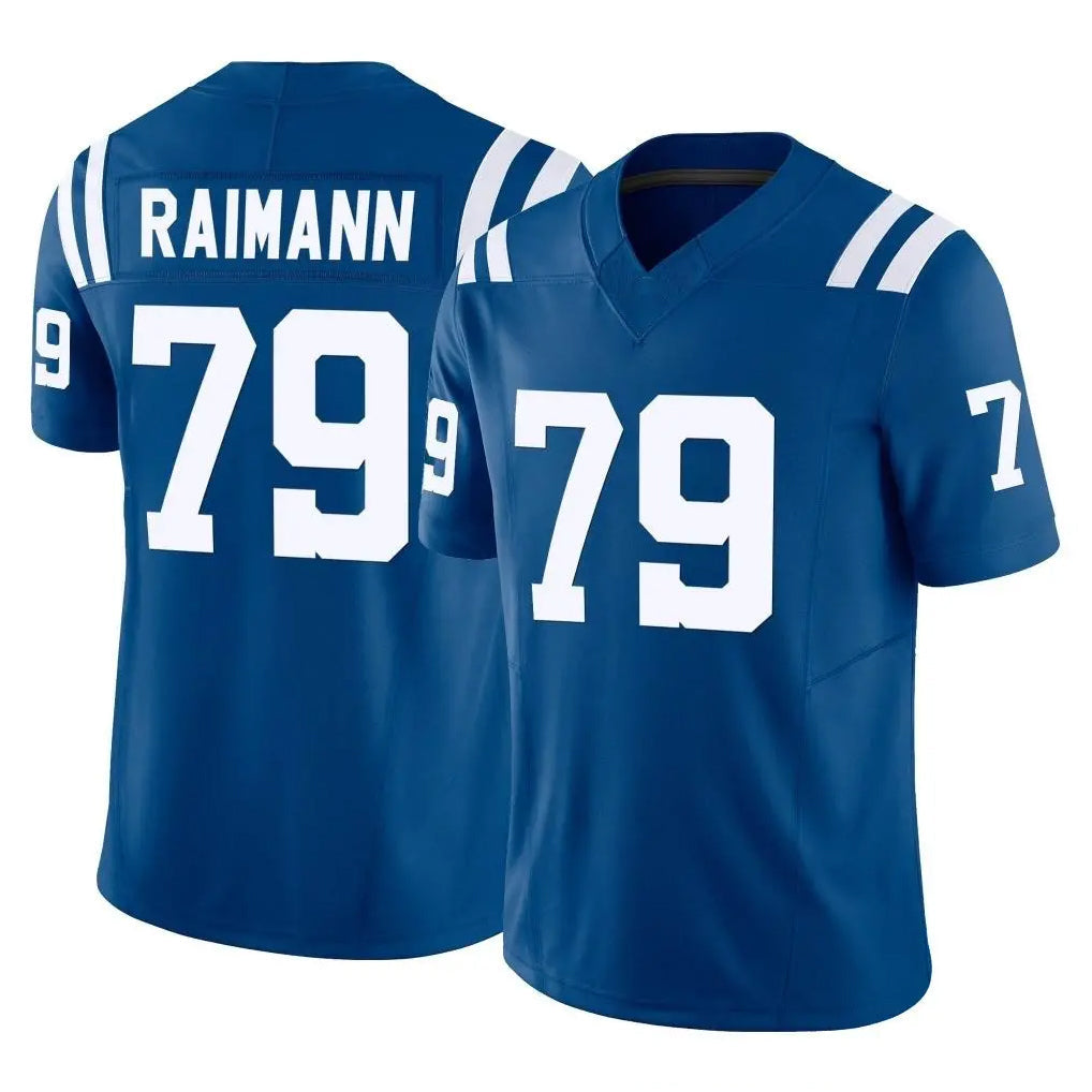 Punc IN.Colts #79 Bernhard Raimann Player Royal Limited Vapor F.U.S.E. Home Game Stitched Jerseys