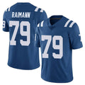 Punc IN.Colts #79 Bernhard Raimann Player Royal Limited Vapor Untouchable Home Game Stitched Jerseys