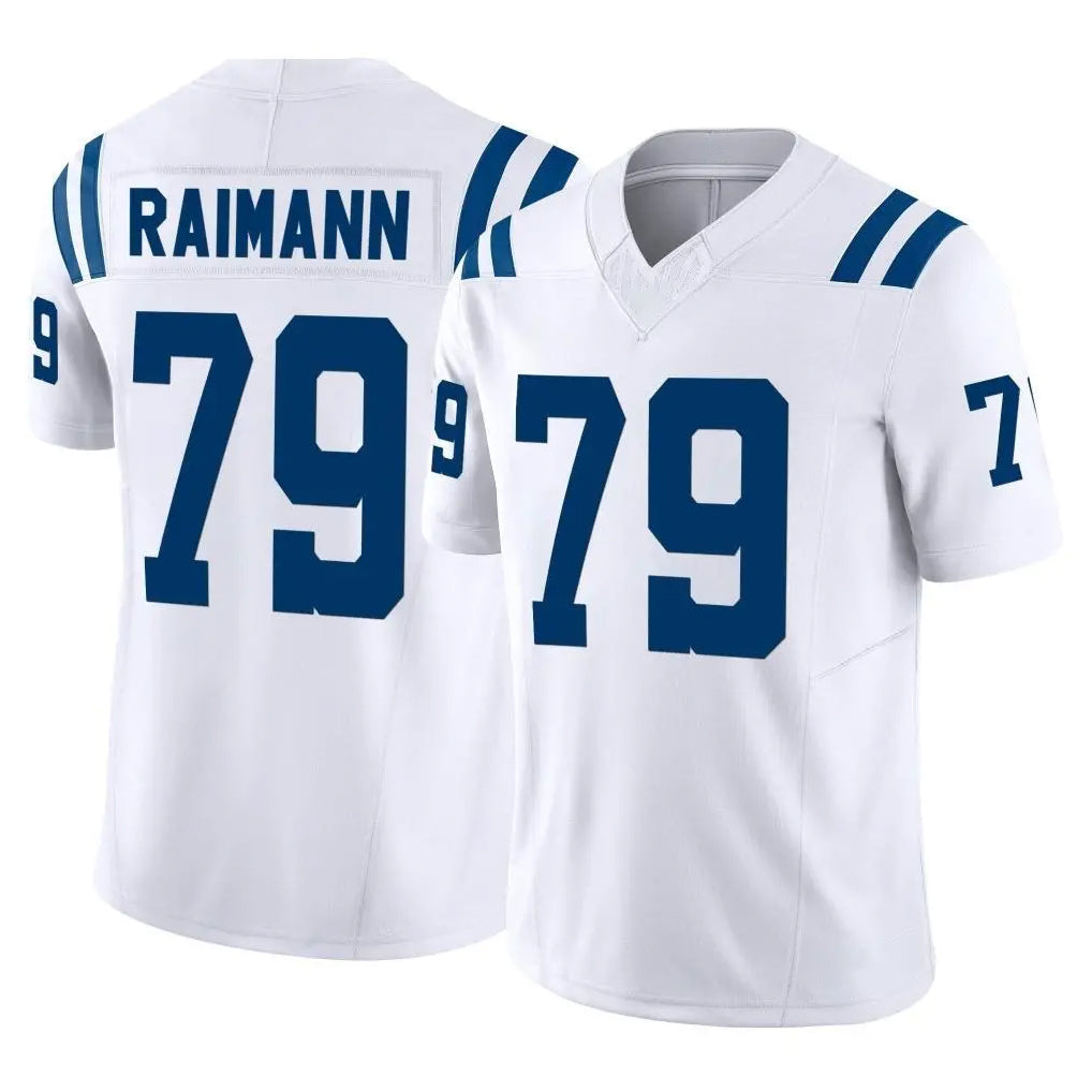 Punc IN.Colts #79 Bernhard Raimann Player White Limited Vapor F.U.S.E. Home Game Stitched Jerseys