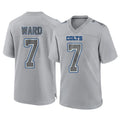 Punc IN.Colts #7 Charvarius Ward Sr. Player Gray Atmosphere Fashion Home Game Stitched Jerseys