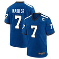 Punc IN.Colts #7 Charvarius Ward Sr. Player Royal Alternate Indiana Nights Home Game Stitched Jerseys