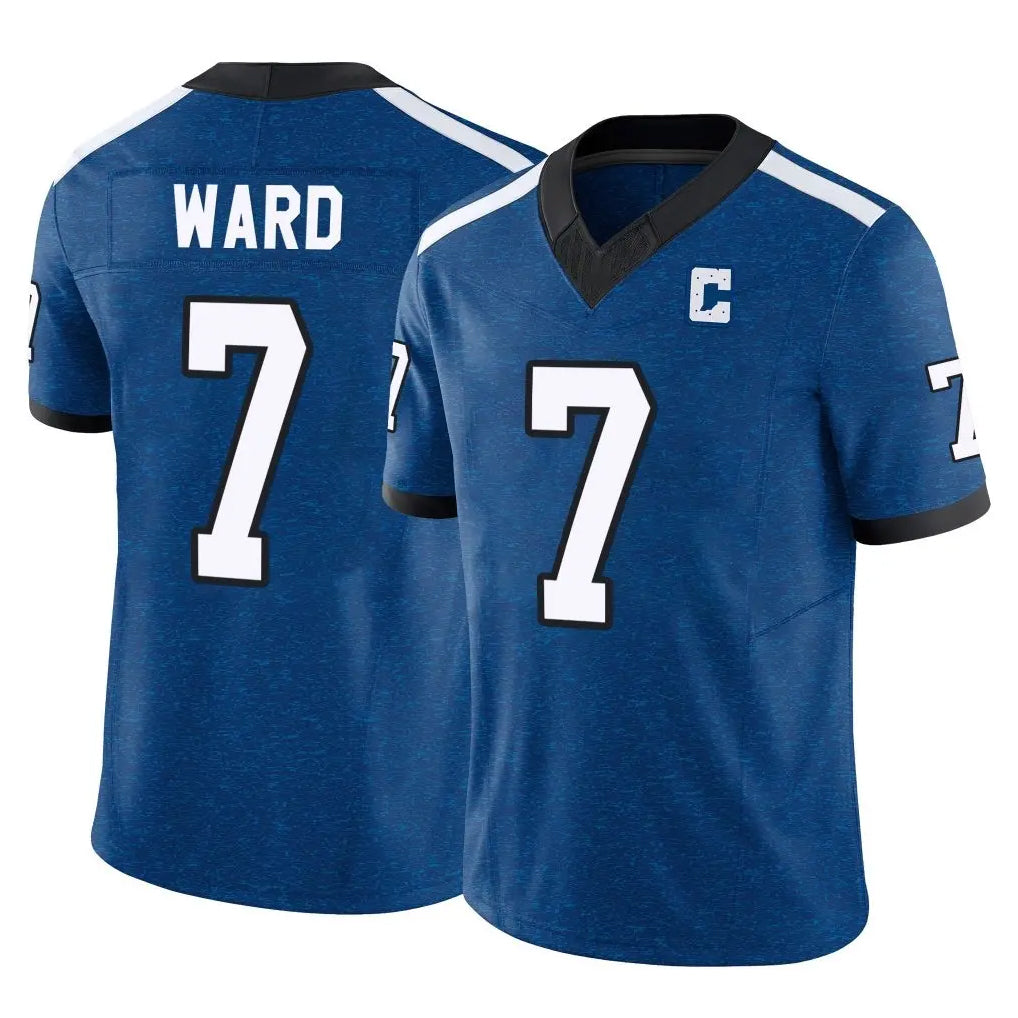 Punc IN.Colts #7 Charvarius Ward Sr. Player Royal Limited Indiana Nights Alternate Vapor F.U.S.E. Home Game Stitched Jerseys
