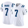 Punc IN.Colts #7 Charvarius Ward Sr. Player White Limited Vapor F.U.S.E. Home Game Stitched Jerseys