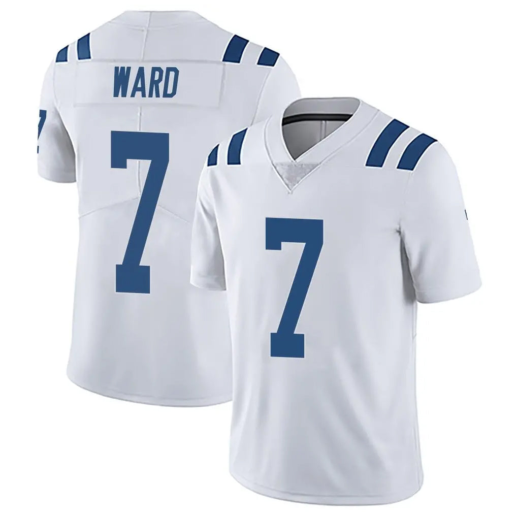Punc IN.Colts #7 Charvarius Ward Sr. Player White Limited Vapor Untouchable Home Game Stitched Jerseys