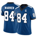 Punc IN.Colts #84 Tyler Warren Player Limited Indiana Nights Alternate Vapor F.U.S.E. Royal Stitched Jerseys