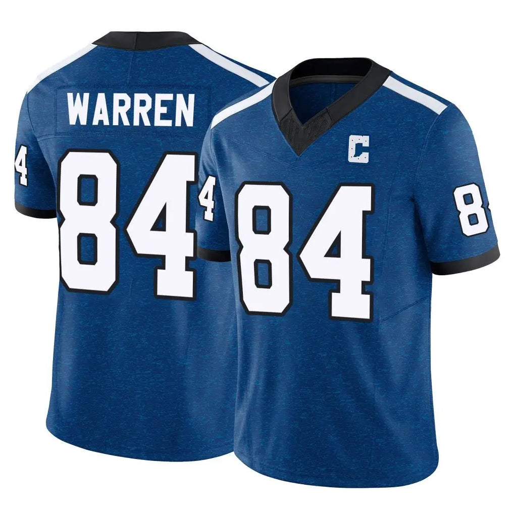 Punc IN.Colts #84 Tyler Warren Player Limited Indiana Nights Alternate Vapor F.U.S.E. Royal Stitched Jerseys