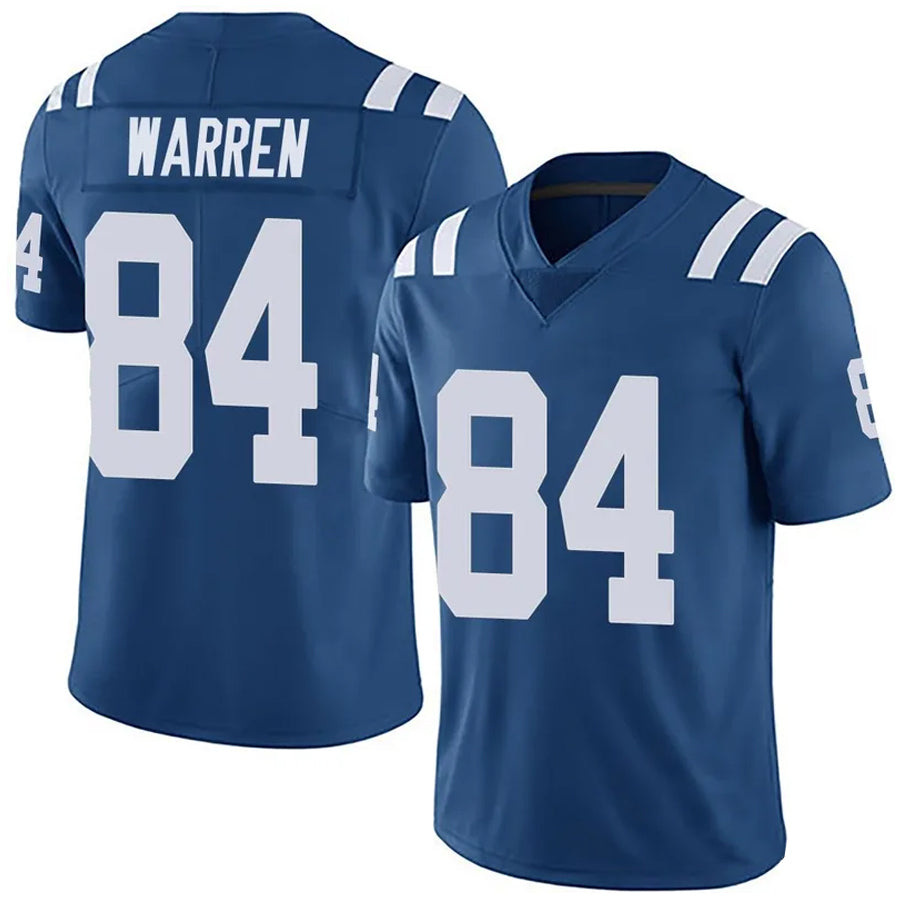 Punc IN.Colts #84 Tyler Warren Player Royal Vapor F.U.S.E. Limited Stitched Jerseys