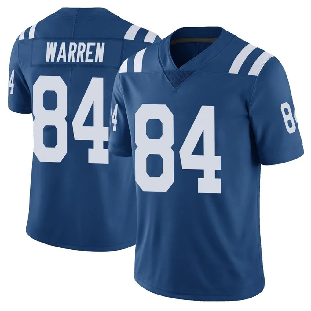 Punc IN.Colts #84 Tyler Warren Player Royal Vapor Limited Stitched Jerseys