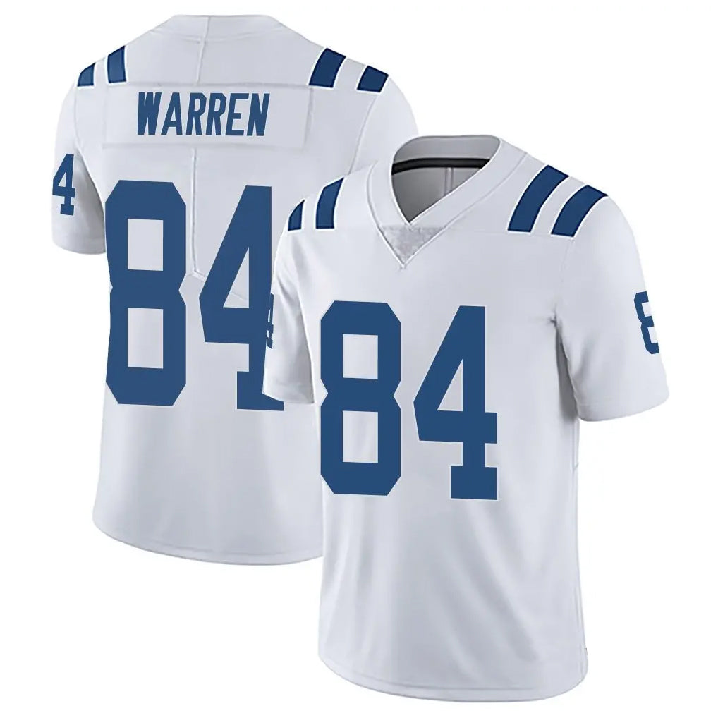 Punc IN.Colts #84 Tyler Warren Player White Vapor Limited Stitched Jerseys
