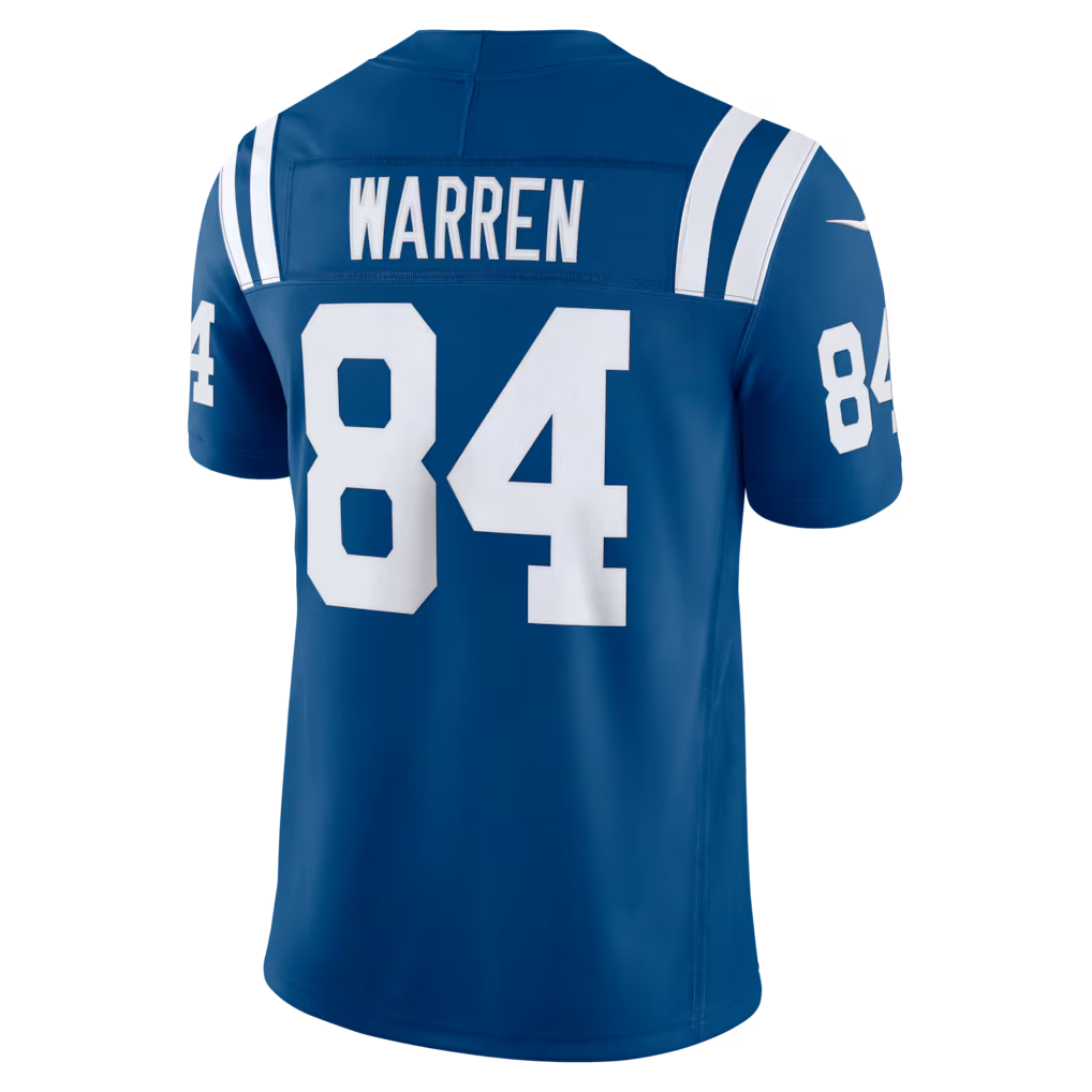 Punc IN.Colts #84 Tyler Warren Tyler Warren Royal Team Vapor F.U.S.E. Stitched Limited Jerseys