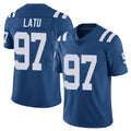 Punc IN.Colts #97 Laiatu Latu Player Royal Limited Vapor Untouchable Home Game Stitched Jerseys