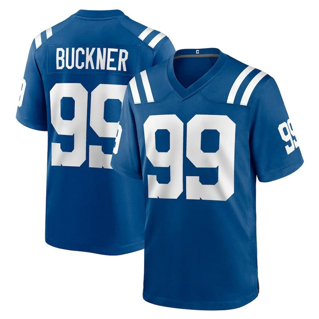 Punc IN.Colts #99 DeForest Buckner Player Royal Home Game Stitched Jerseys