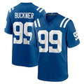 Punc IN.Colts #99 DeForest Buckner Player Royal Home Game Stitched Jerseys