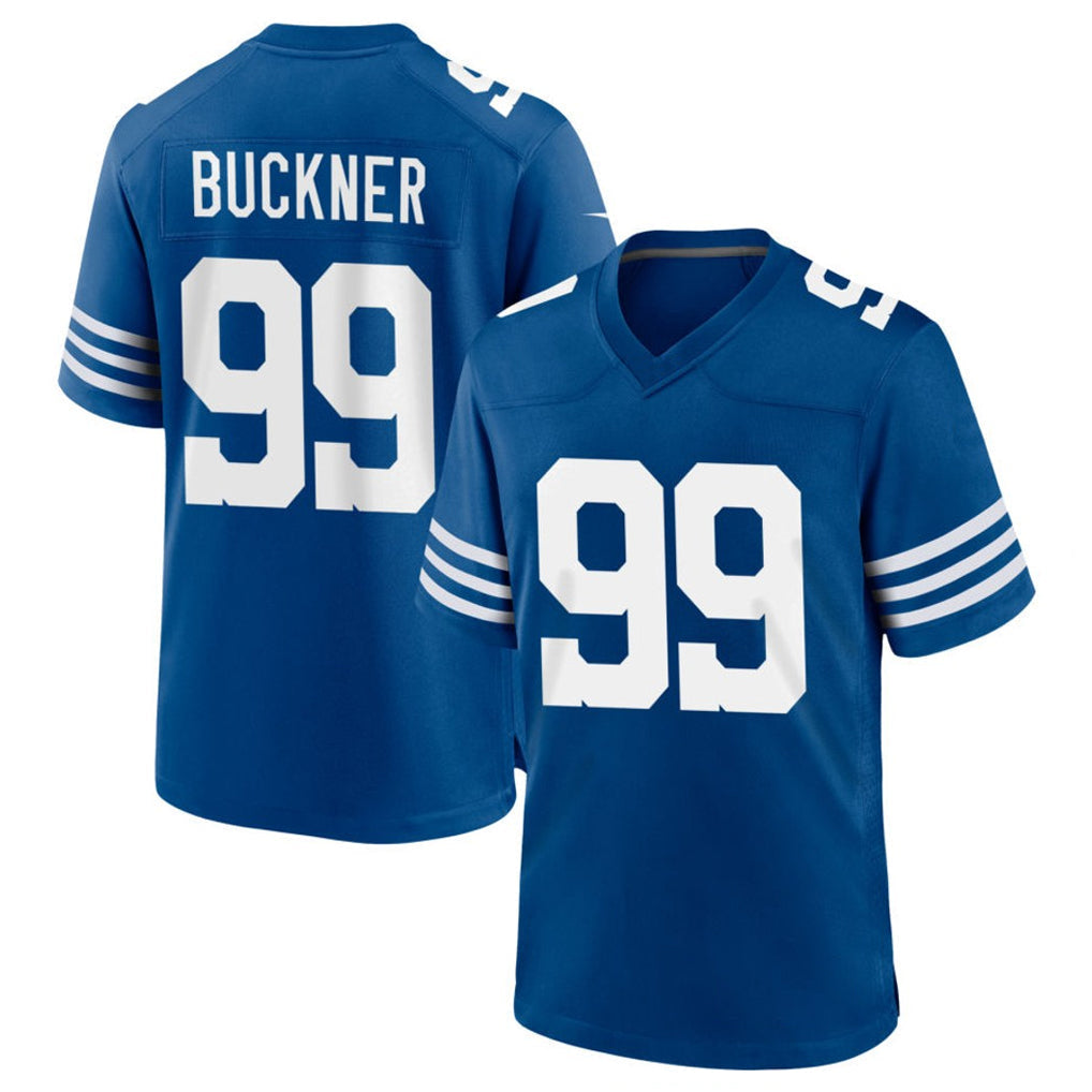 Punc IN.Colts #99 DeForest Buckner Player Royal Limited Home Game Stitched Jerseys