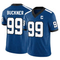 Punc IN.Colts #99 DeForest Buckner Player Royal Limited Indiana Nights Alternate Vapor F.U.S.E. Home Game Stitched Jerseys