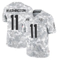 Punc J.Jaguars #11 Parker Washington Player Arctic Camo Salute to Service Limited Stitched Jerseys