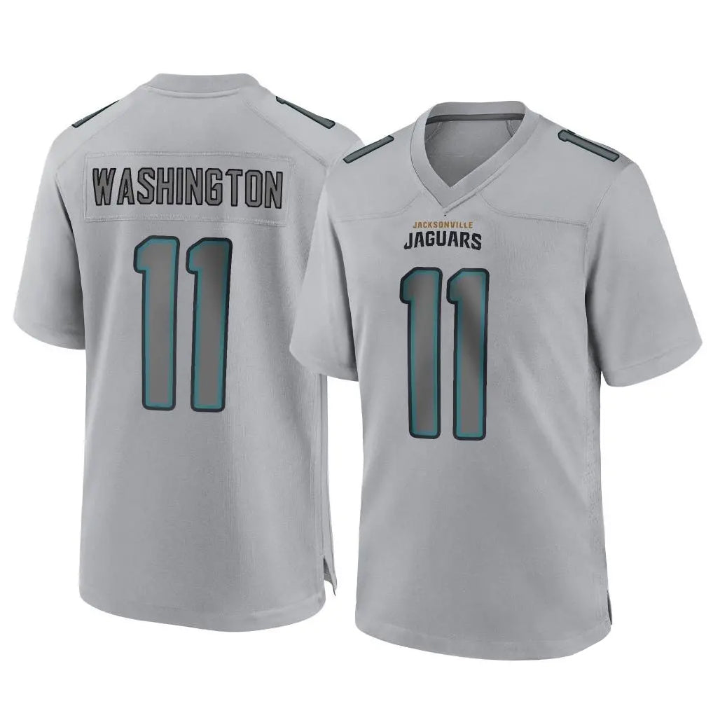Punc J.Jaguars #11 Parker Washington Player Gray Atmosphere Fashion Home Game Stitched Jerseys