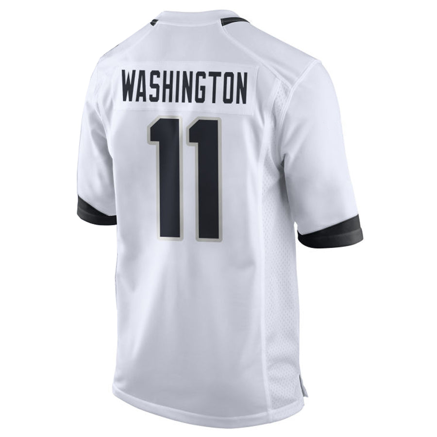 Punc J.Jaguars #11 Parker Washington Player White Home Game Stitched Jerseys