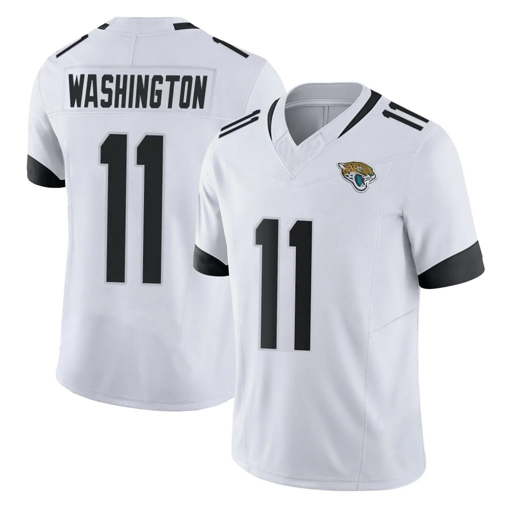 Punc J.Jaguars #11 Parker Washington Player White Vapor F.U.S.E. Limited Home Game Stitched Jerseys