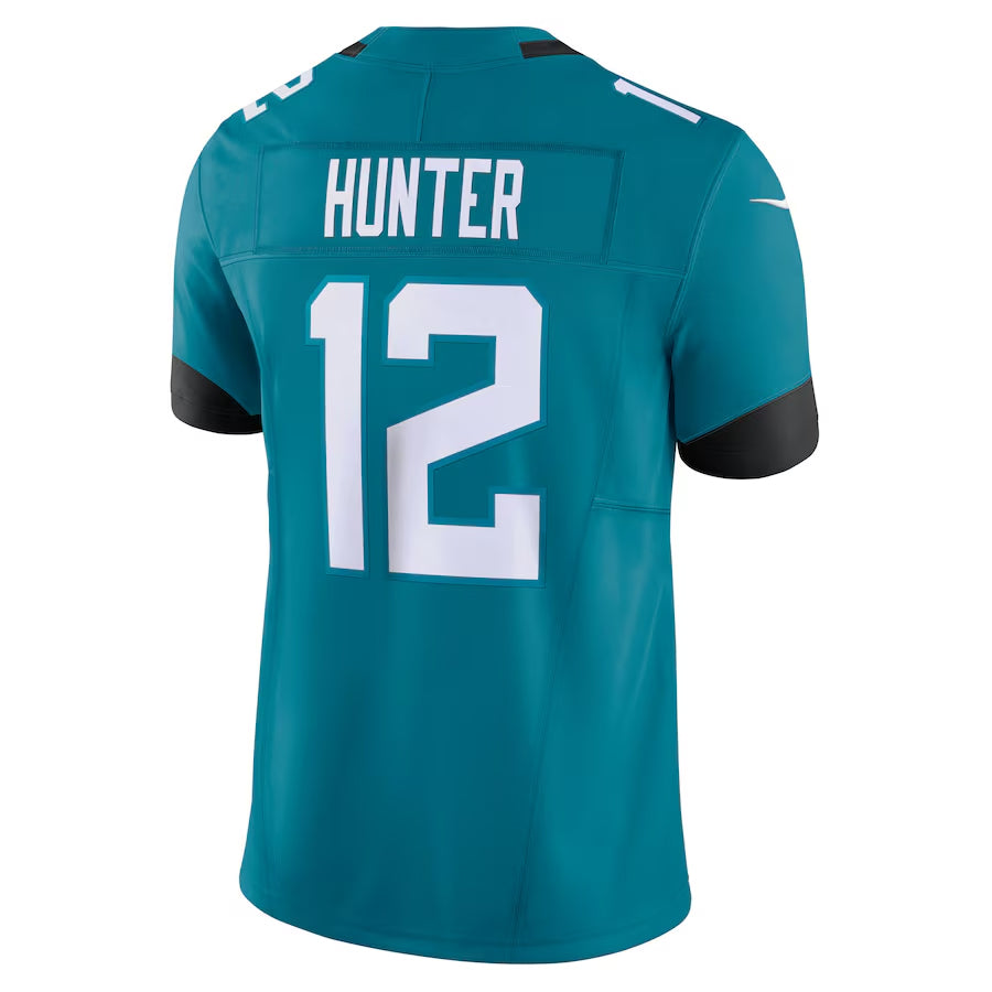 Punc J.Jaguars #12 Travis Hunter Player Teal Vapor Limited Game Stitched Jerseys