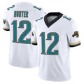 Punc J.Jaguars #12 Travis Hunter Player White Vapor F.U.S.E. Limited Stitched Jerseys