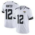 Punc J.Jaguars #12 Travis Hunter Player White Vapor F.U.S.E. Limited Home Game Stitched Jerseys