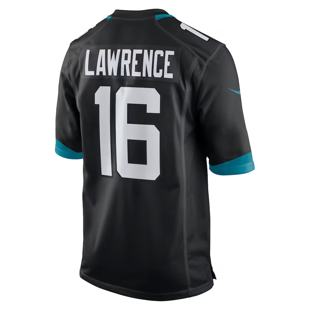 Punc J.Jaguars #16 Trevor Lawrence Black Alternate Game Stitched Jerseys