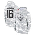 Punc J.Jaguars #16 Trevor Lawrence Player Arctic Camo Salute to Service Hoodies Limited Game Stitched Jerseys