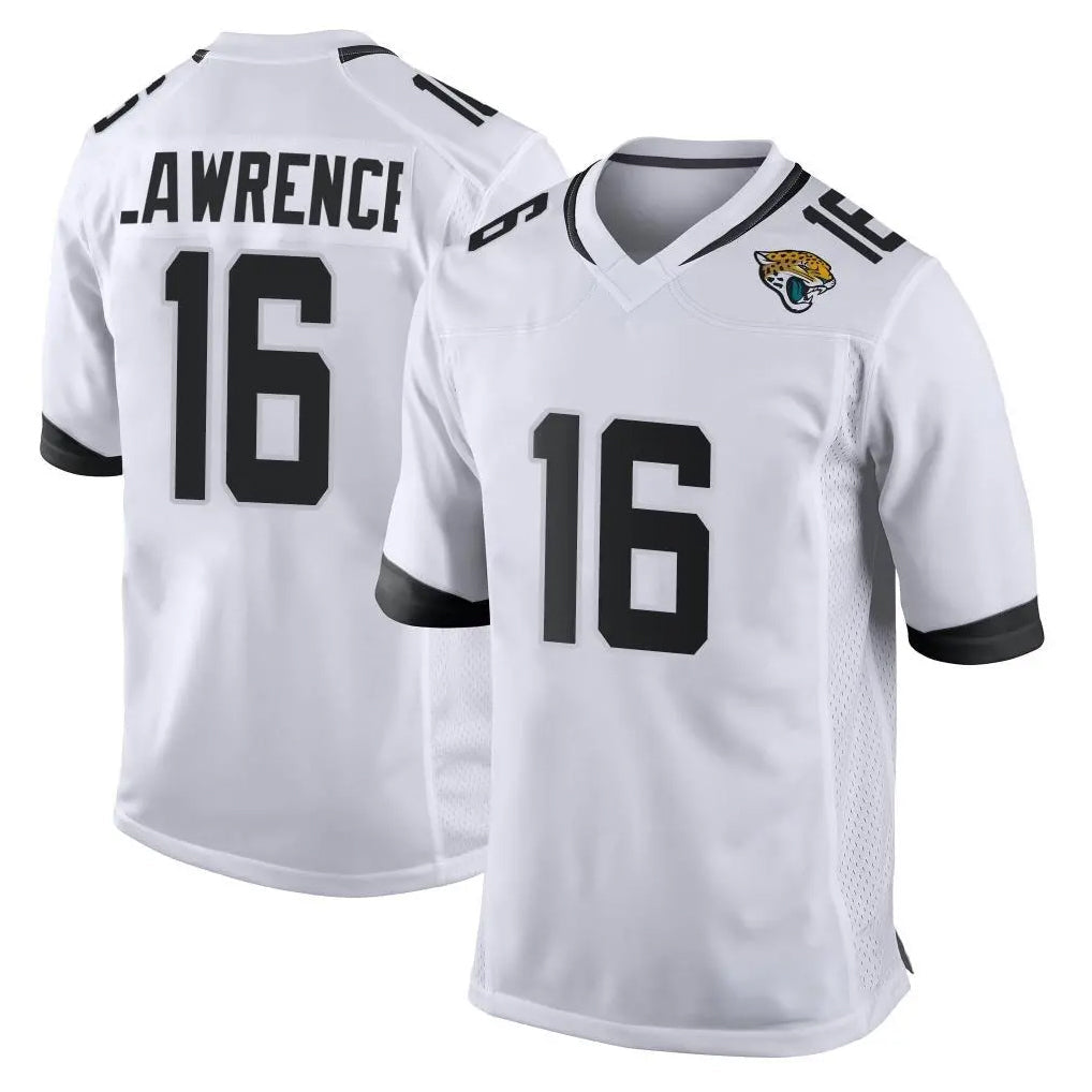 Punc J.Jaguars #16 Trevor Lawrence Player White Home Game Stitched Jerseys