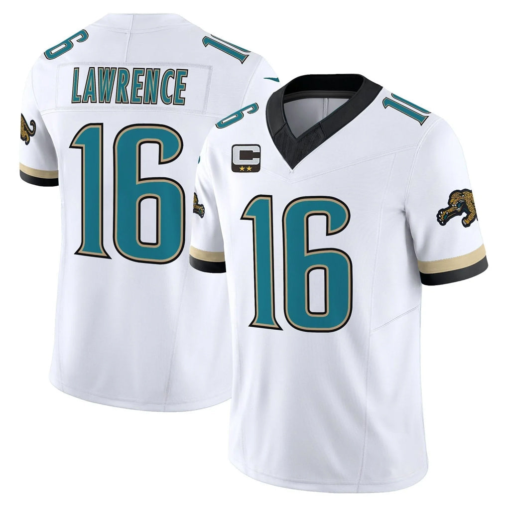 Punc J.Jaguars #16 Trevor Lawrence Player White Prowler Throwback Vapor F.U.S.E. Limited Home Game Stitched Jerseys