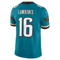 Punc J.Jaguars #16 Trevor Lawrence Teal Prowler Throwback Vapor F.U.S.E. Limited Stitched Jerseys