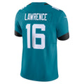 Punc J.Jaguars #16 Trevor Lawrence Teal Vapor F.U.S.E. Limited Stitched Jerseys