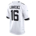Punc J.Jaguars #16 Trevor Lawrence White Game Stitched Jerseys