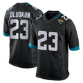 Punc J.Jaguars #23 Foyesade Oluokun Player Black Home Game Stitched Jerseys