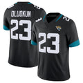 Punc J.Jaguars #23 Foyesade Oluokun Player Black Vapor F.U.S.E. Limited Home Game Stitched Jerseys