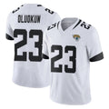 Punc J.Jaguars #23 Foyesade Oluokun Player White Vapor F.U.S.E. Limited Home Game Stitched Jerseys