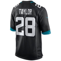 Punc J.Jaguars #28 Fred Taylor Black Retired Player Alternate Game Stitched Jerseys