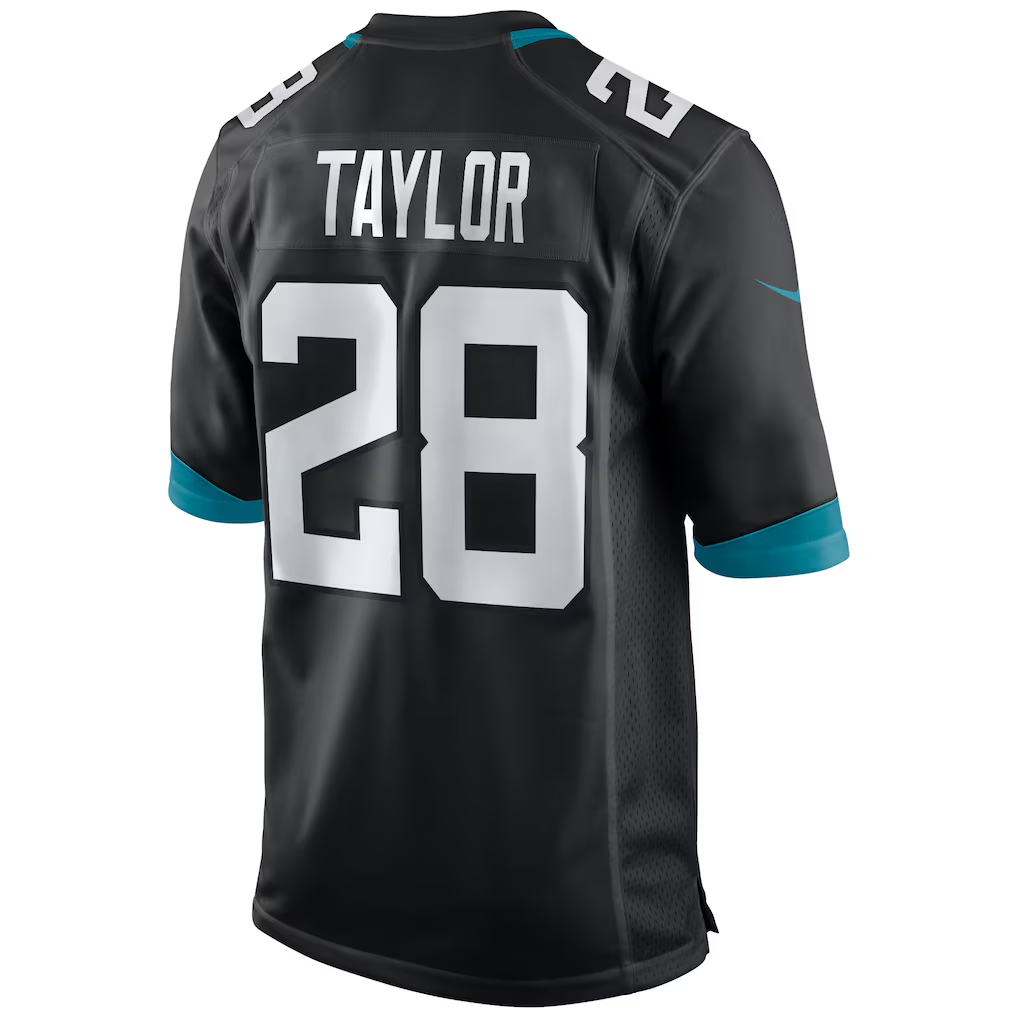 Punc J.Jaguars #28 Fred Taylor Black Retired Player Alternate Game Stitched Jerseys