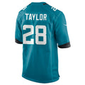 Punc J.Jaguars #28 Fred Taylor Player Teal Home Game Stitched Jerseys